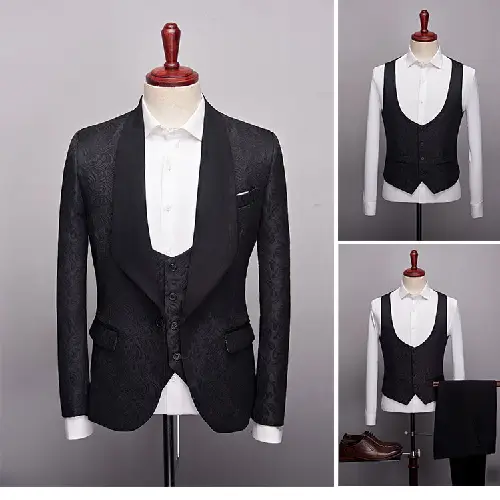 Mens Fashion Black Suit